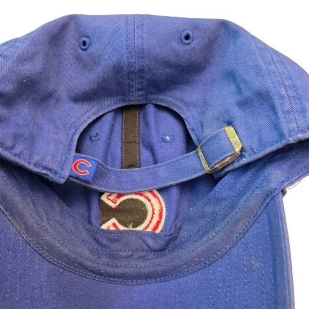 47 Brand Chicago Cubs MLB Baseball Cap Blue Adjustable Strapback Dad Hat OSFA - Picture 13 of 14